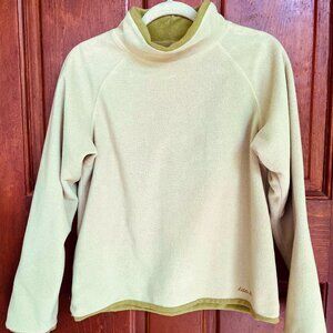 Fleece sweater - Spring Green color - fully reversible